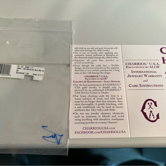 Charriol Cable Bracelet - Picture 8 of 9